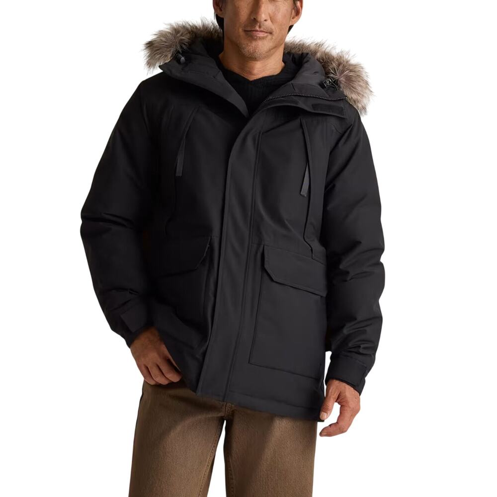 Quince Men’s M Responsible Down Hooded Parka Winter Black $200 Preppy